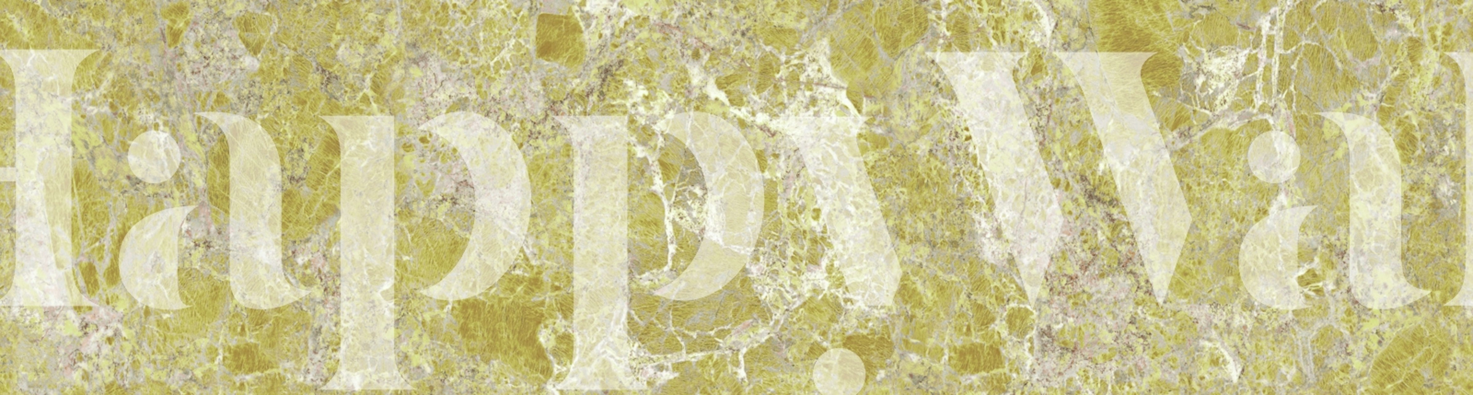 Golden Verde Stone wallpaper in a room