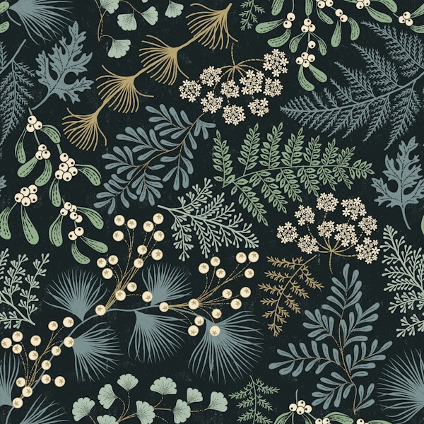 Moody Serene Botanical Forest