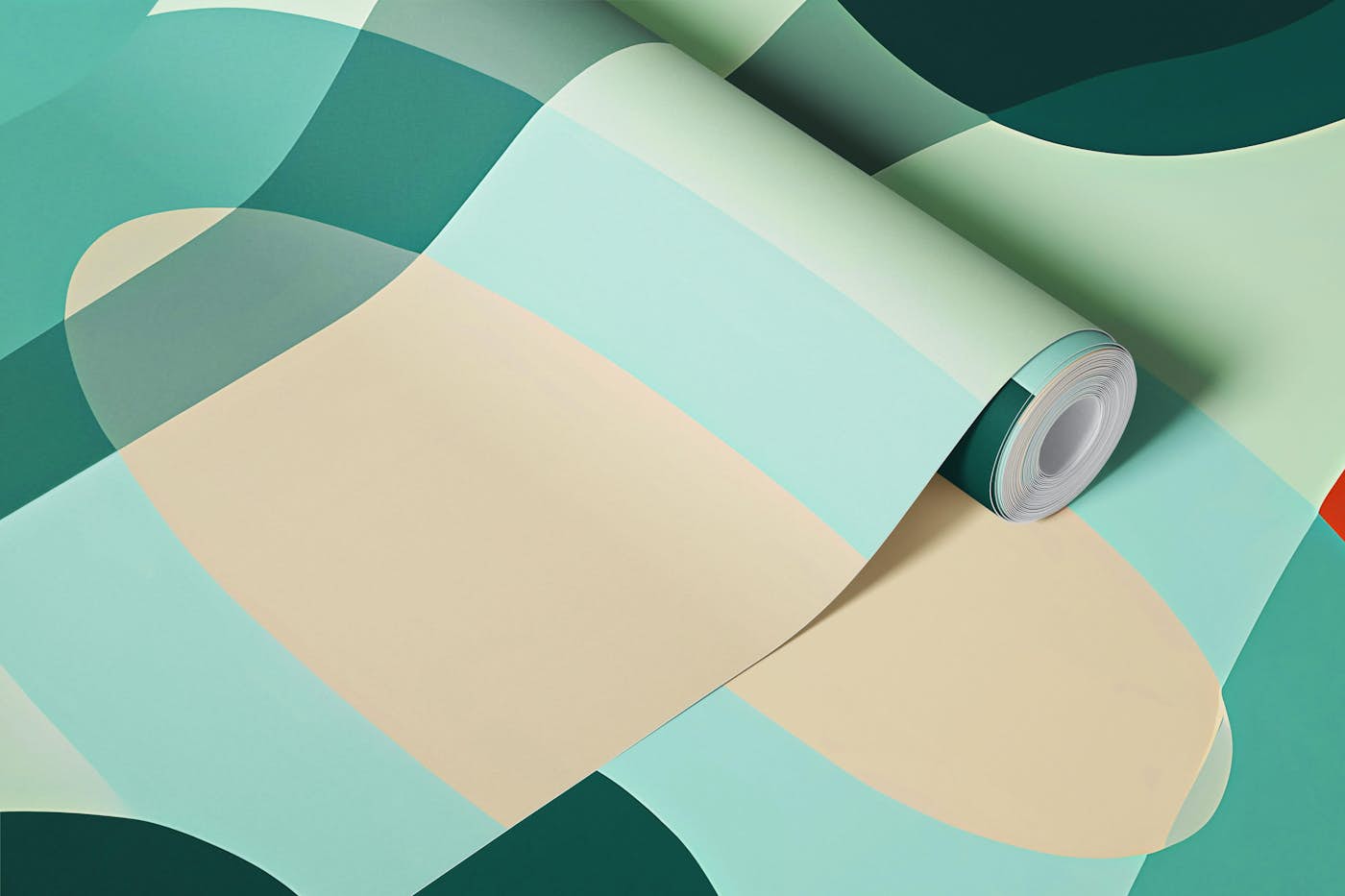 Mid-Century Modern Chic wallpaper roll