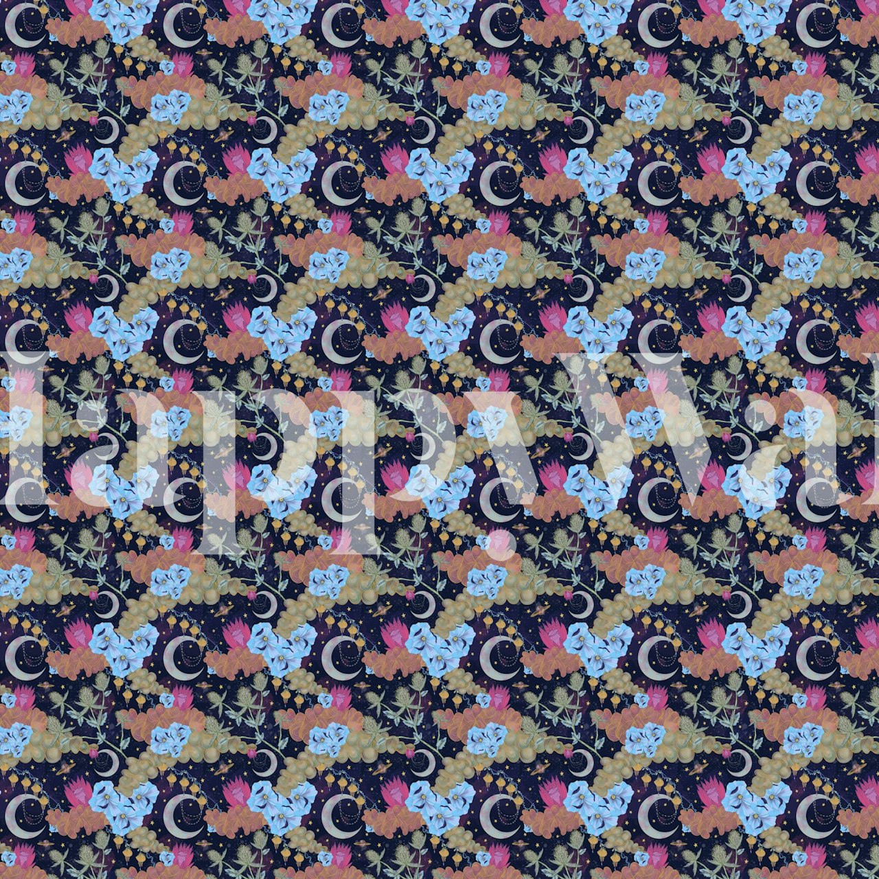 Interstellar Bloom Small tapeta u sobi