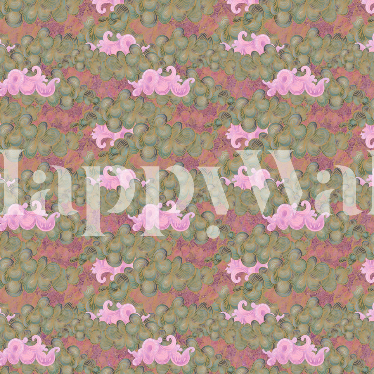 Galaxy Mist Large wallpaper in a room setting