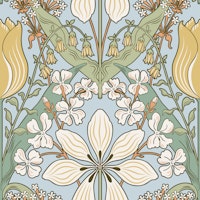 Belle Epoque Botanical Mist Tulipa tapete