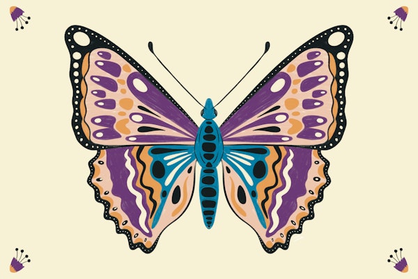 Vibrant Butterfly Dream