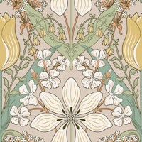 Belle Epoque Golden Petal Tulipa tapete