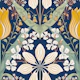 Belle Epoque Midnight Botanical Tulips
