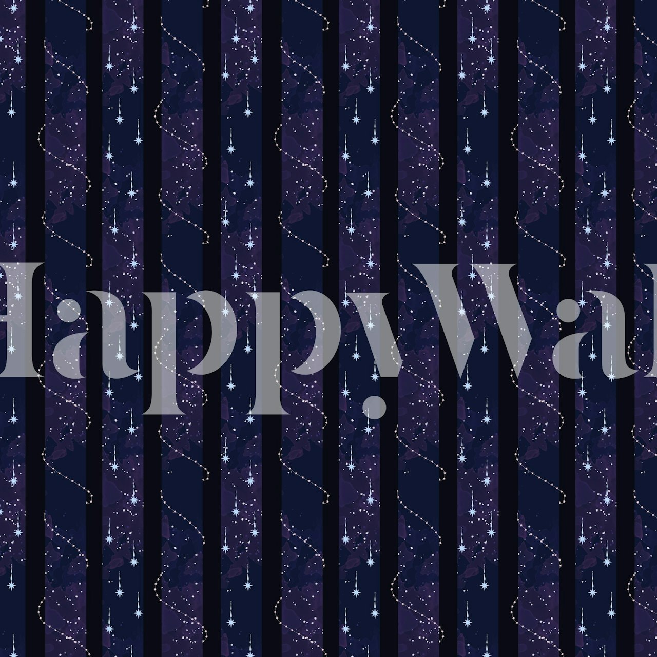 Cosmic Skyfall Large wallpaper in a room