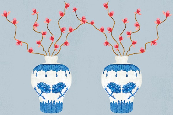 Blossoms in Twin Vases