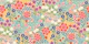 Summer Flower Garden on Cream - Medium