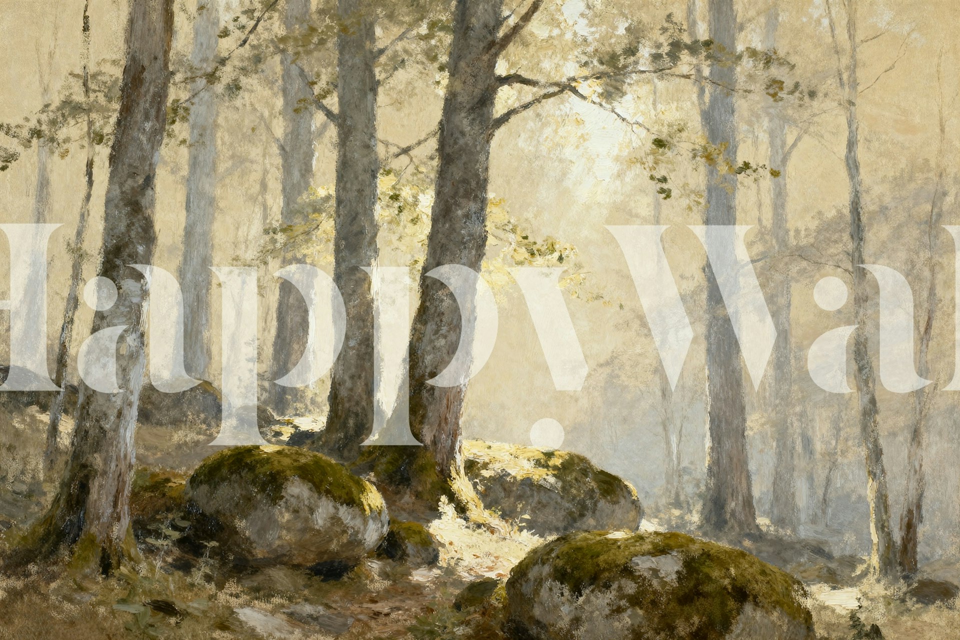 Misty Forest Realm tapetti huoneessa