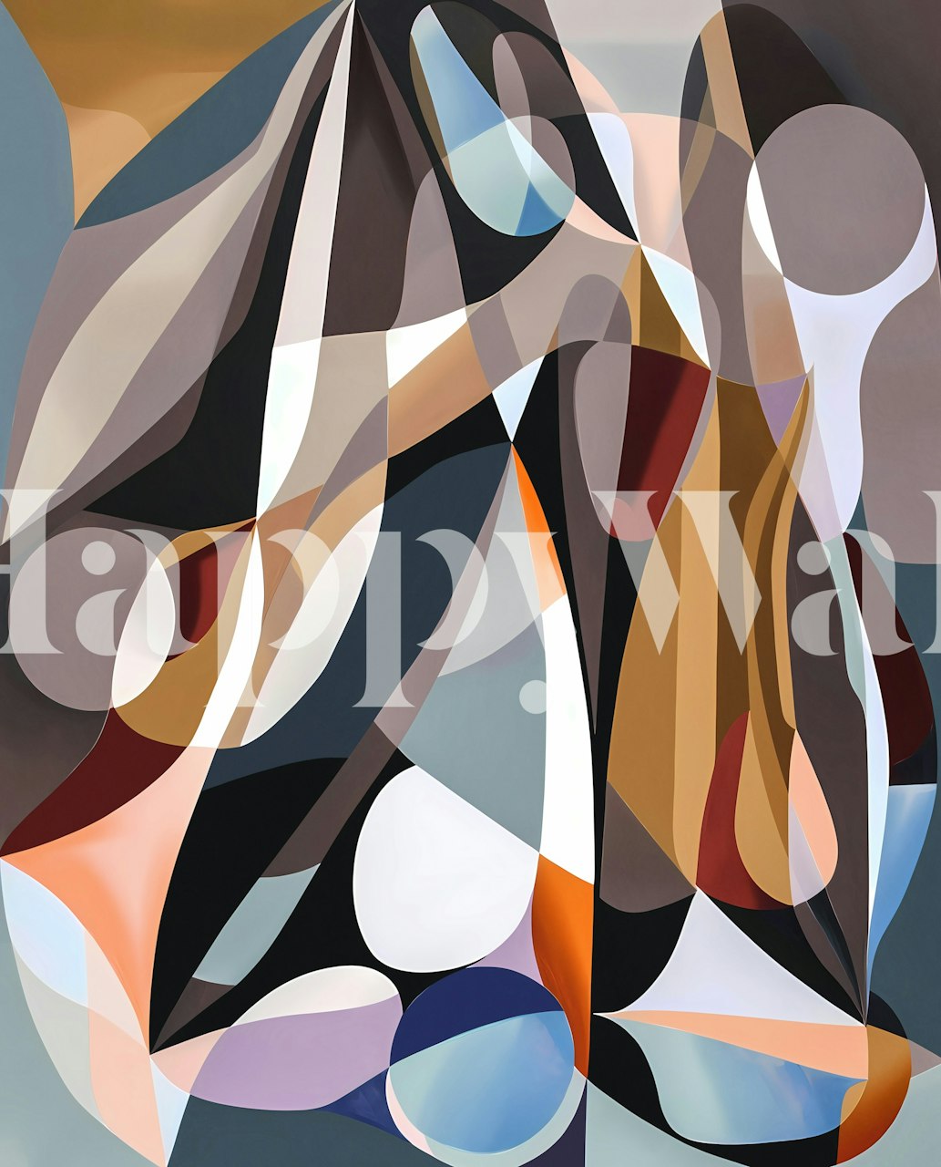 Dynamic Artistic Forms ταπετσαρία σε ένα δωμάτιο