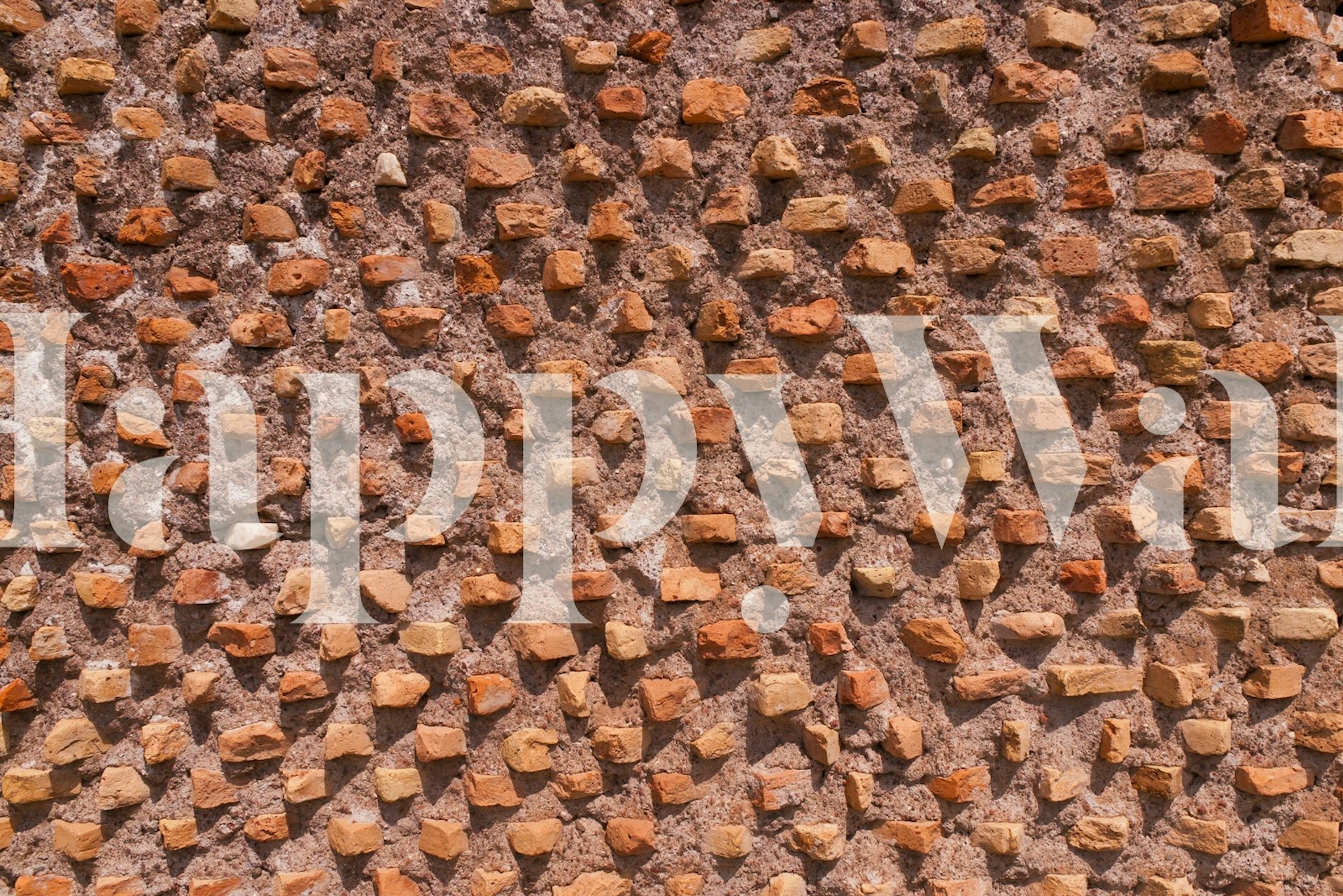 Ancient Roman Brick Wall tapetti huoneessa