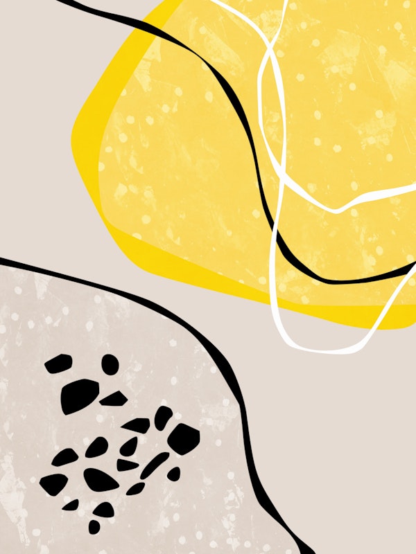 Yellow Abstract Harmony