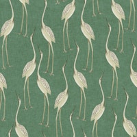 Graceful Herons - Jade Green carta da parati