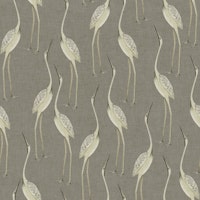 Graceful Herons - Dark Taupe carta da parati