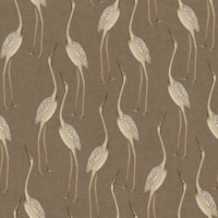 Graceful Herons - Warm Toffee Brown carta da parati