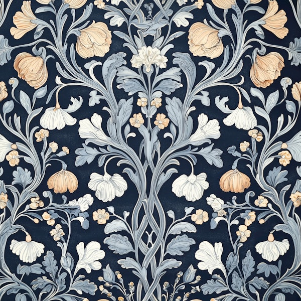 Victorian Flower Dance - William Morris Style