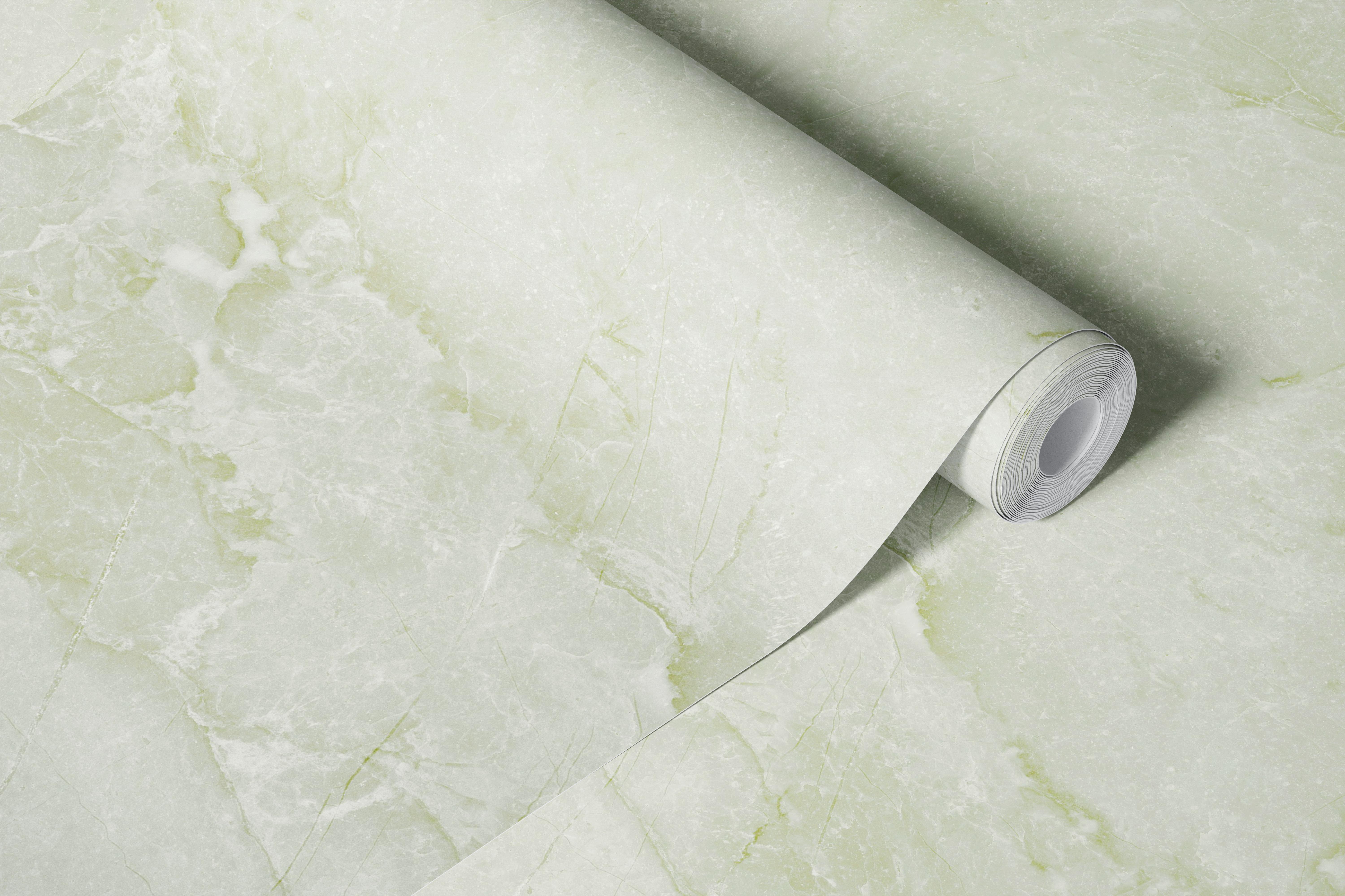 papier peint Light Jade Marble dans une pièce moderne
