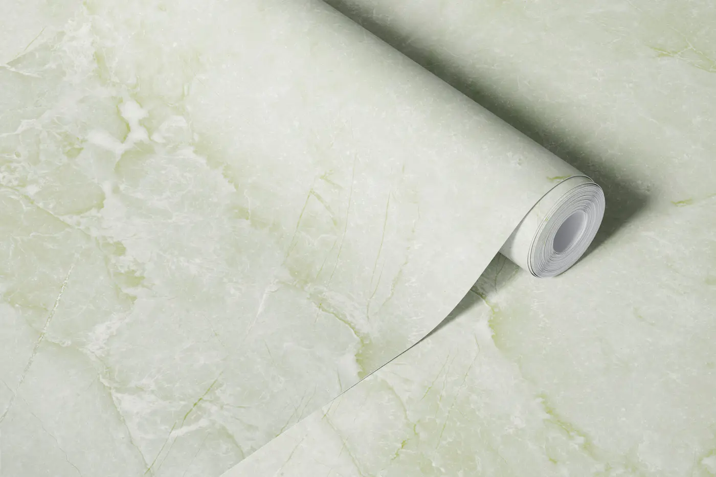 Light Jade Marble wallpaper roll