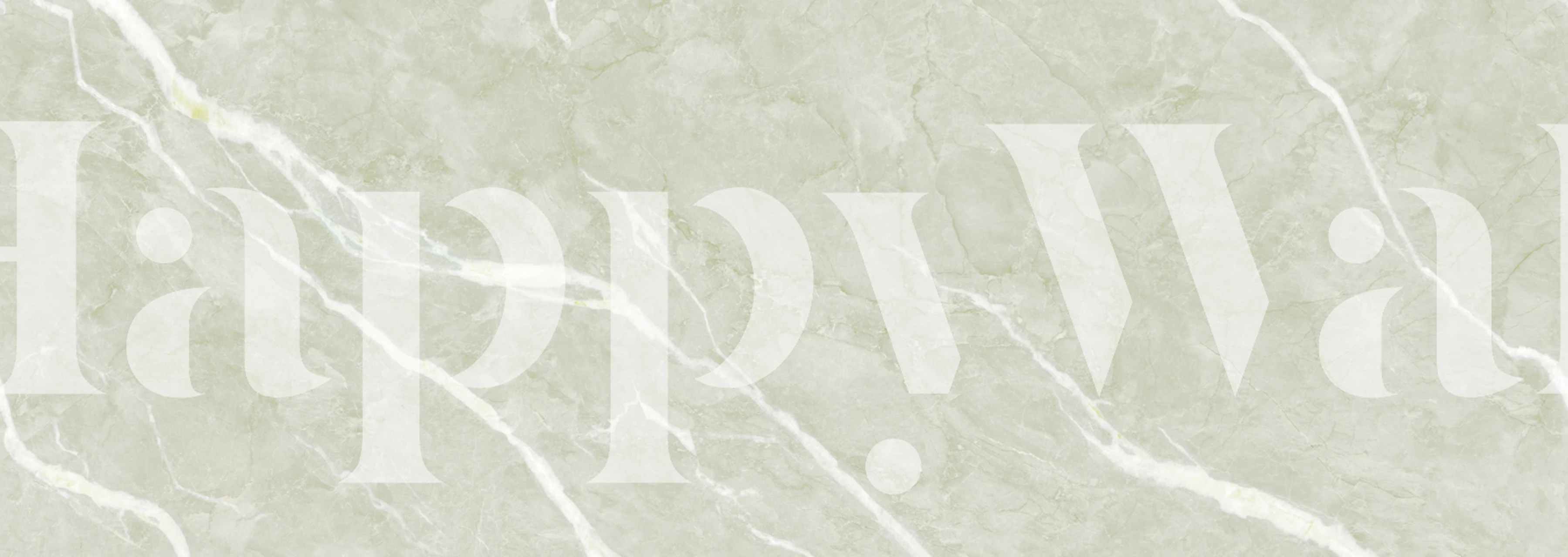 Light jade marble wallpaper in a room