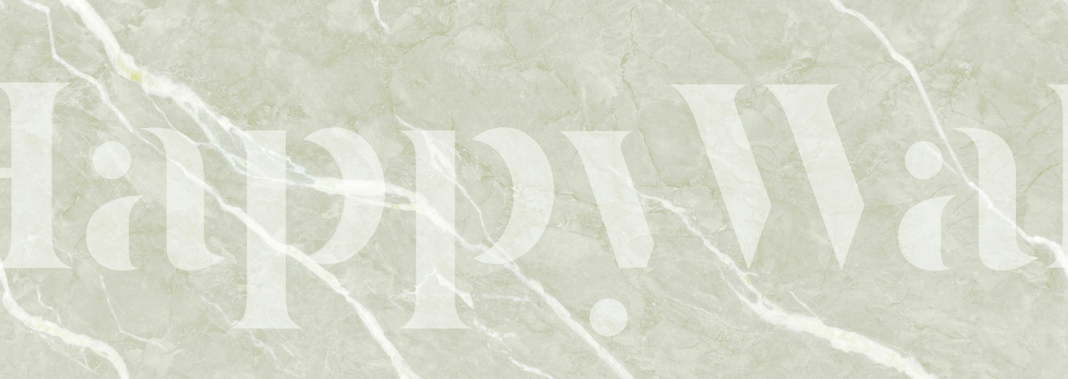 Light jade marble wallpaper in a room