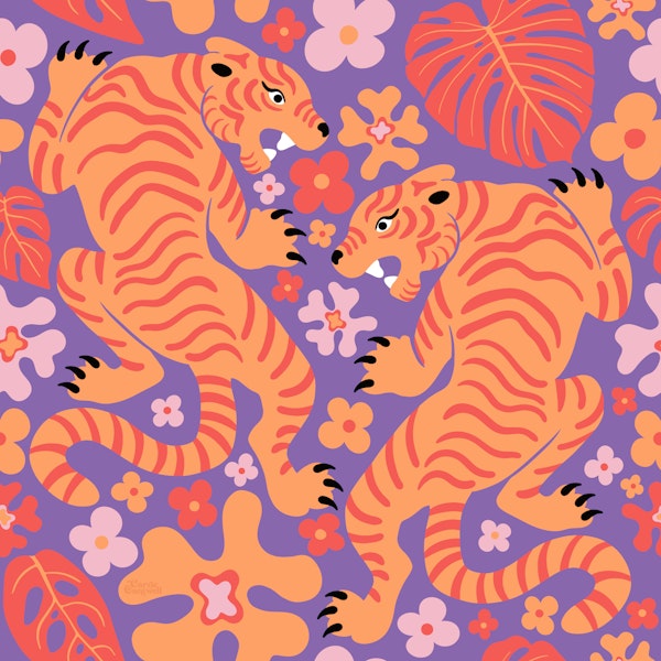 Vibrant Tiger Jungle