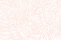 Monstera Jungle Oasis apricot tapetit