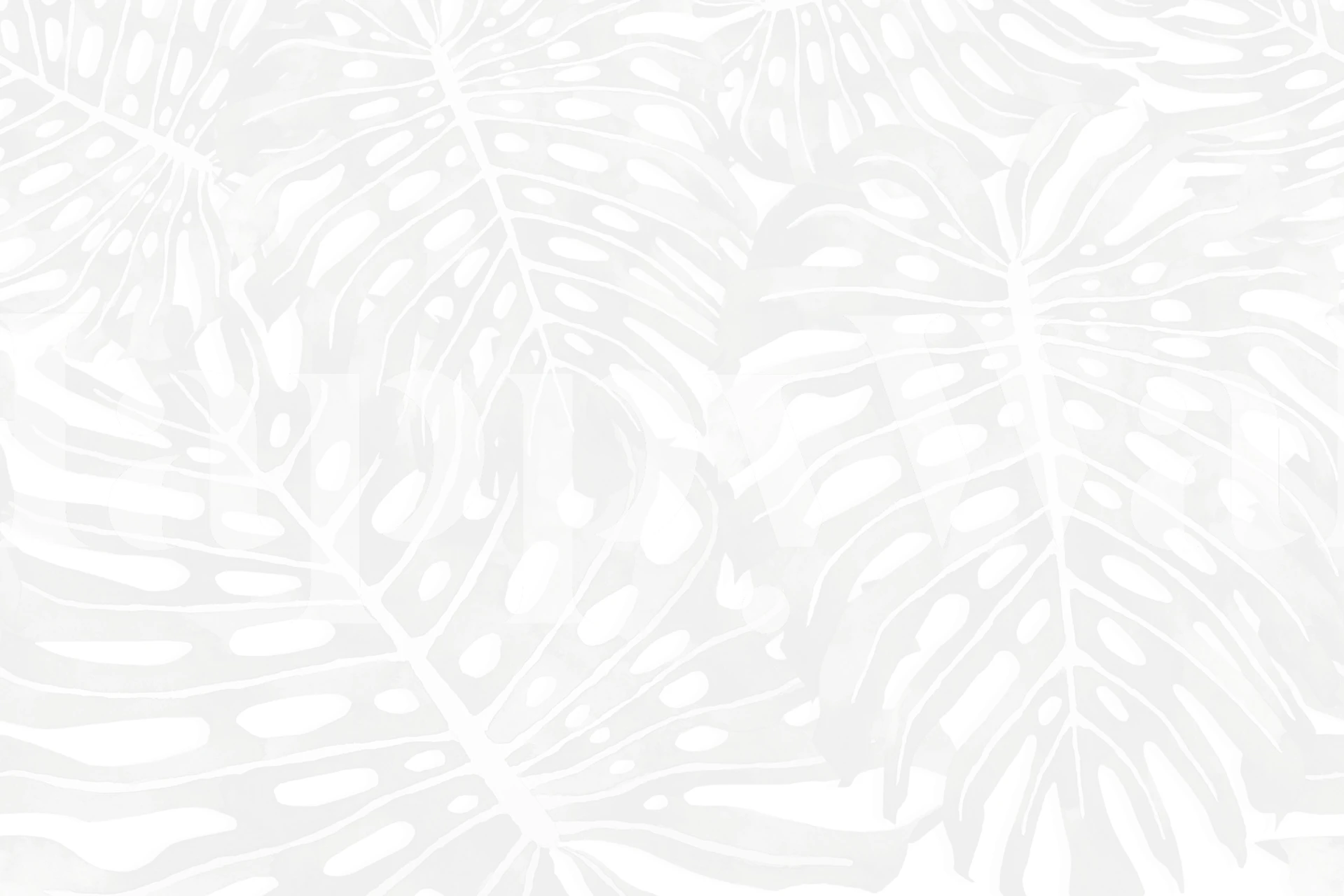 Monstera Jungle Oasis grey tapet i et rum