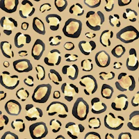 Wild Safari Spots gold wallpaper