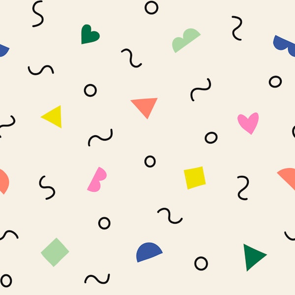 Playful Confetti Doodles