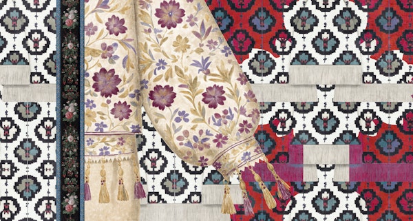 Eclectic Romanian Art Red