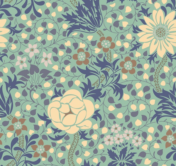 Vintage Persian Garden - turquoise