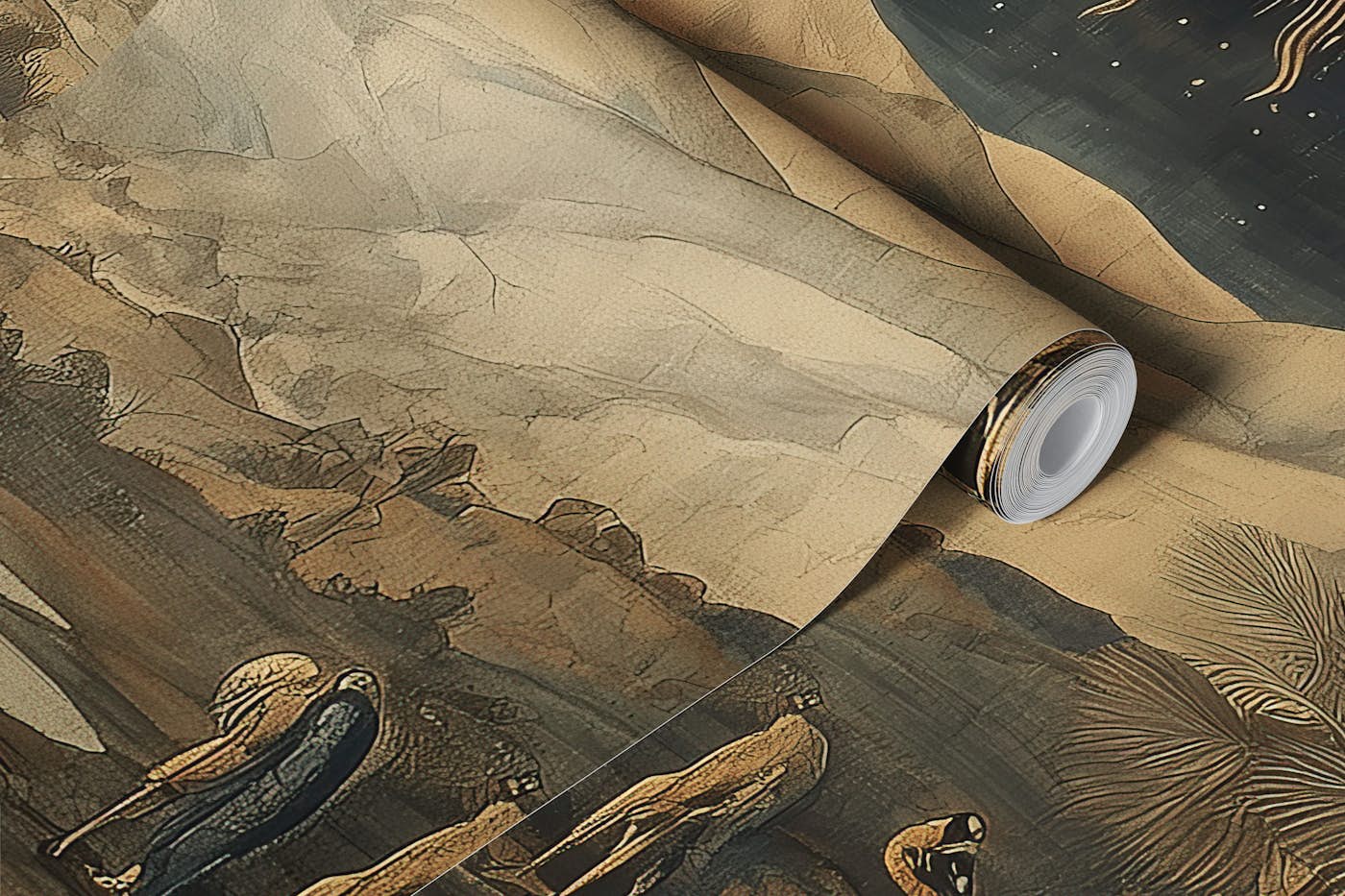 Enchanted Magic Night Jungle wallpaper roll