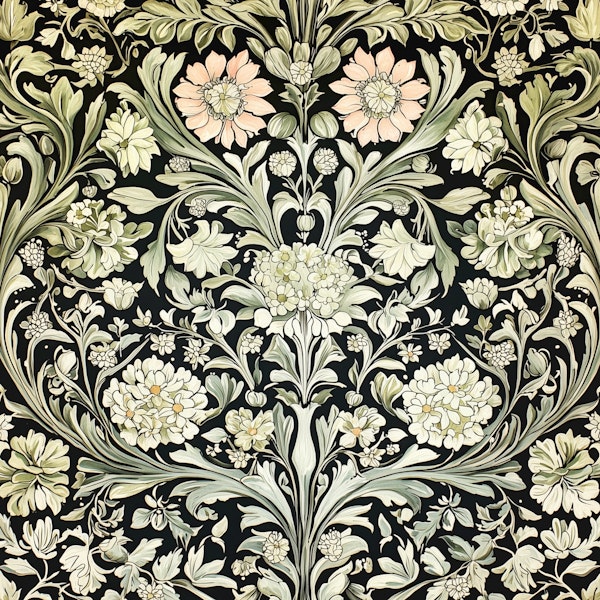 Victorian Floral Theme - William Morris Style