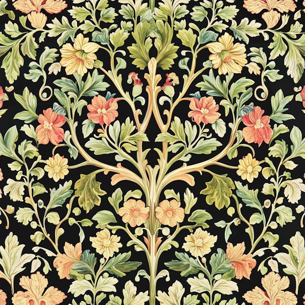 Blossom Harmony - William Morris Style