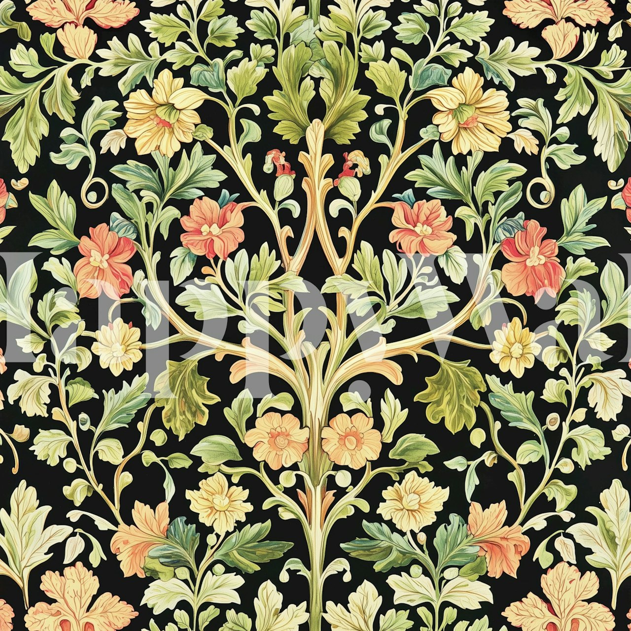 Blossom Harmony-tapet i en rumsmiljö