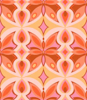 Vibrant 70s Butterfly tapete