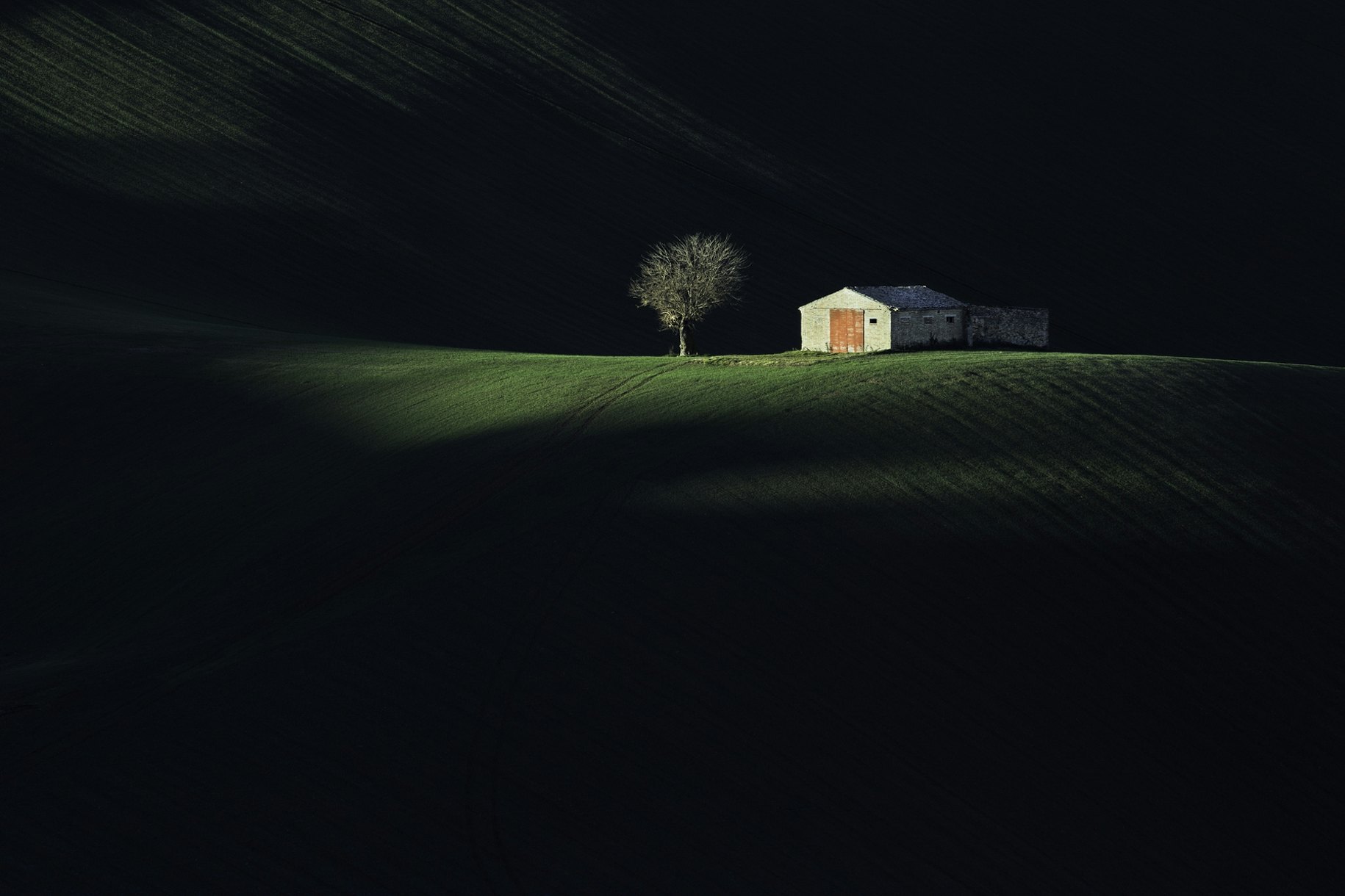 The red door wallpaper - Happywall