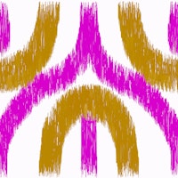 Ikat Waves Midcentury tapet