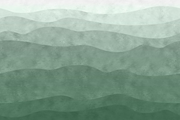 Calm Mountain Waves green