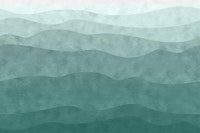 Calm Mountain Waves teal behang