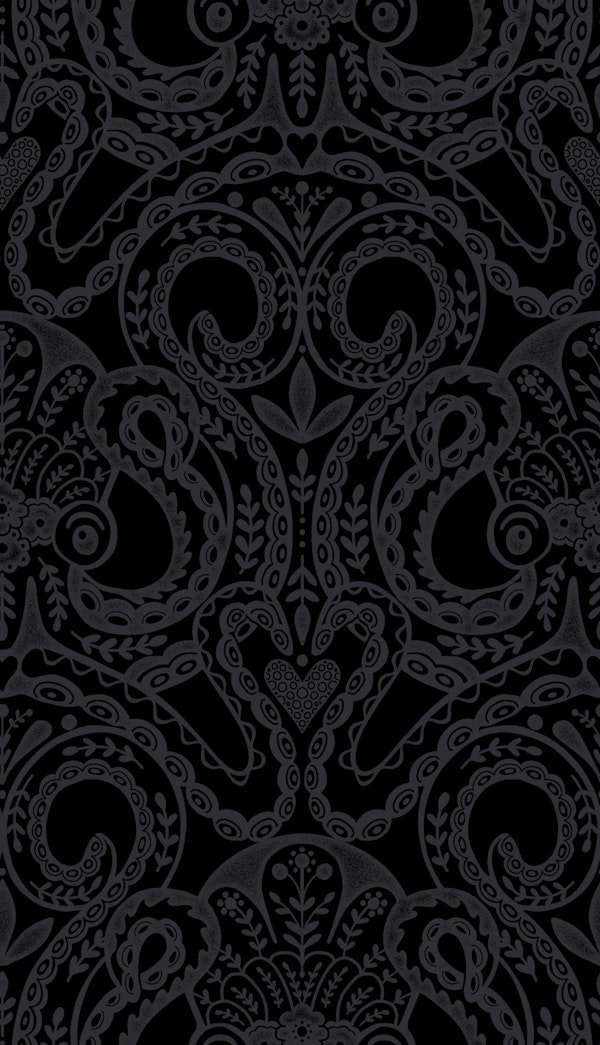 M Folk octopus damask black