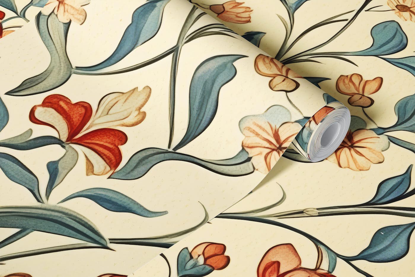 Botanical Symphony - William Morris Style wallpaper roll