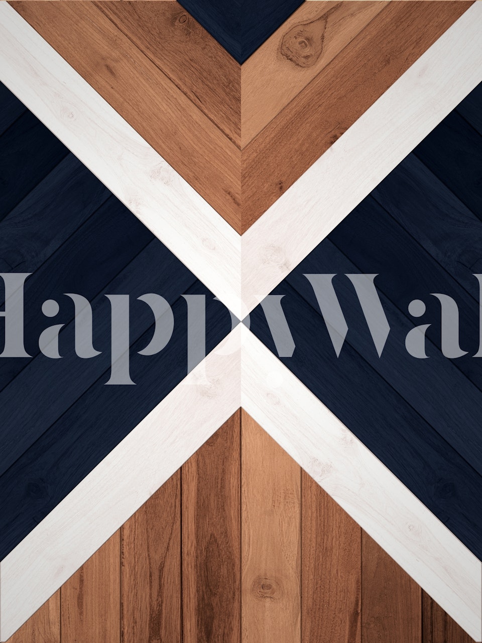 Σχεδιασμός ταπετσαρίας WoodStock I σε δωμάτιο