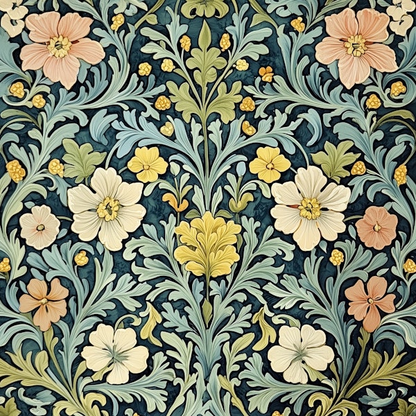 Garden Blooms - William Morris Style