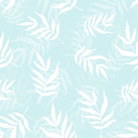 Soft Mint Foliage wallpaper