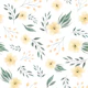 Whimsical Flower Dream yellow