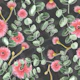 Blossoming Eucalyptus Delight black