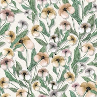 Wild Yellow Flowers papel pintado