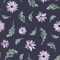 Lavender Floral Elegance papel de parede