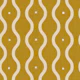 Mid Century Wavy Stripes Mustard